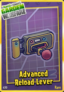 The Rare "Advanced Reload Lever" weapon upgrade