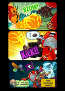 The final comic strip that appears when the player finishes the mission