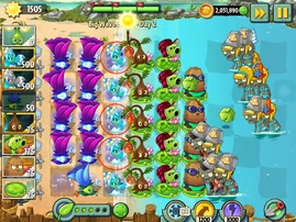 An example of the player controlling multiple Missile Toes