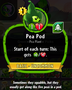 Pea Pod's statistics