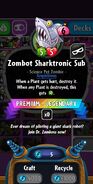 Zombot Sharktronic Sub's statistics