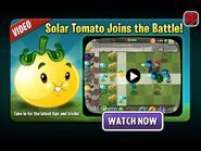 An advertisement introducing Solar Tomato