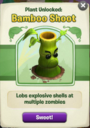 The player got the Bamboo Shoot