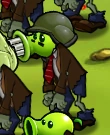 Gatling Pea Zombie in the seed selection screen
