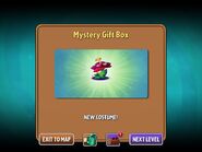 Obtaining its second costume via Mystery Gift Box