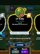 Lil' Buddy's statistics