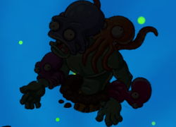 Octo Zombie (Plants vs. Zombies 2) - Atrocious Gameplay Wiki