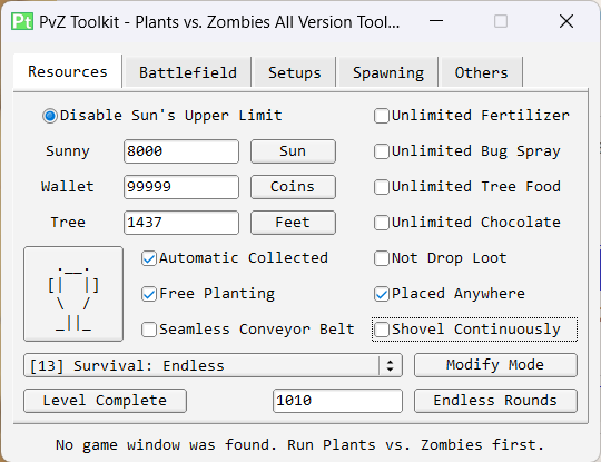 Plants vs. Zombies Hacks - ESP, Spawn Plant & Zombie + more