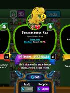 Bananasaurus Rex's statistics (pre 1.60.79)
