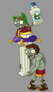 Idle animation of Roman Caesar Zombie