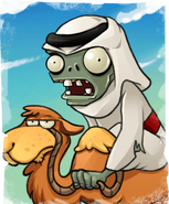 A Camel Rider Zombie in early UI