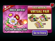 Pyre Vine along with Dazey Chain in an advertisement of Valenbrainz Virtual Pair