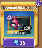 Blooming Heart's seeds in the store (10.2.1, Gold)