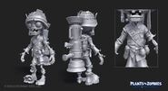 Concept model sculpture (Plants vs. Zombies: Battle for Neighborville)