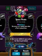 Space Pirate's statistics