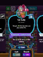 Cat Lady's statistics (pre 1.60.79)