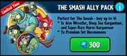 Deep Sea Gargantuar on the advertisement for The Smash Ally Pack