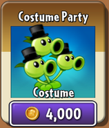 Threepeater's costume in the new store