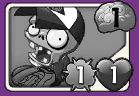 Baseball Zombie's grayed out card