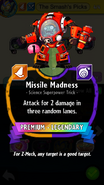 Missile Madness' statistics