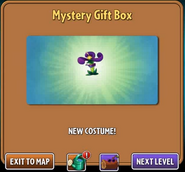 Unlocking Nightshade's costume via Mystery Gift Box