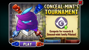 Conceal-mint in an advertisement of Conceal-mint's Tournament