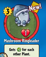 The player receiving Mushroom Ringleader from a Basic Pack