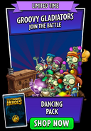 Jester in an advertisement for the Dancing Pack