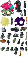 Punk Zombie's sprites and assets