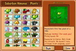 Plants VS Zombies All 'Day' Plants (Patch Notes 0.1.3: Repeater