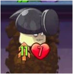 Smoosh-Shroom with the Double Strike trait