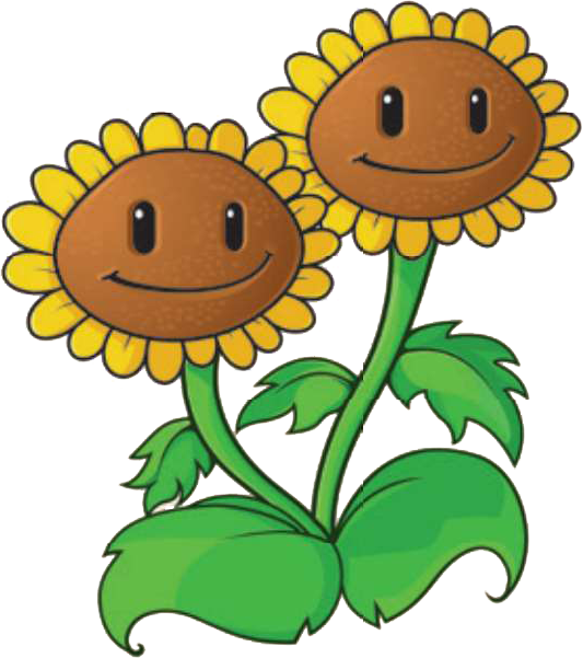 plants vs zombies sunflower transperent