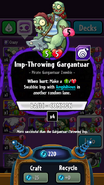 Imp-Throwing Gargantuar's statistics from update 1.14.13 to 1.6.27