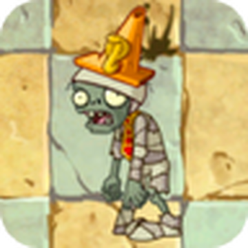 Plants vs. Zombies 2 Wall Decal: Conehead Zombie (6 in