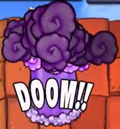 Doom-shroom's explosion in the iOS and Android versions