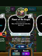 Planet of the Grapes' statistics