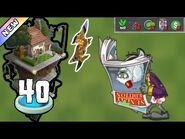 Plants vs Zombies 2 - Modern Day Day 40 -Plants Lvl 1 & No Premium-