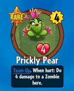 The player receiving Prickly Pear from a Premium Pack