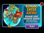 Zombie Medusa in an advertisement for the roman zombies entering Arena