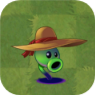 Shadow Peashooter (large sun hat)