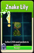 Znake Lily when its about to be unlocked (animated)