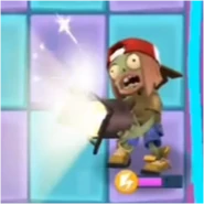 Spotlight Zombie about to spawn a Pop Star Zombie