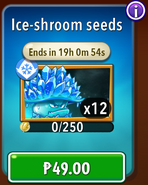 Ice-shroom's seeds costing real money in the store