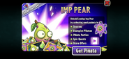 Imp Pear in an advertisement