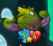 Muscle Sprout with the Strikethrough trait