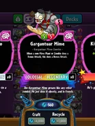 Gargantuar Mime's statistics