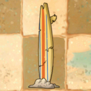 Surfboard second degrade