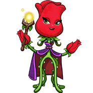 Rose as a sticker in Plants vs. Zombies Stickers