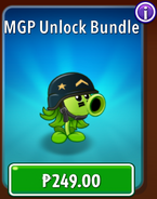 Mega Gatling Pea Unlock Bundle in the store (10.9.1, Special)