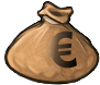 Money bag sprite used in some european versions of pvz
